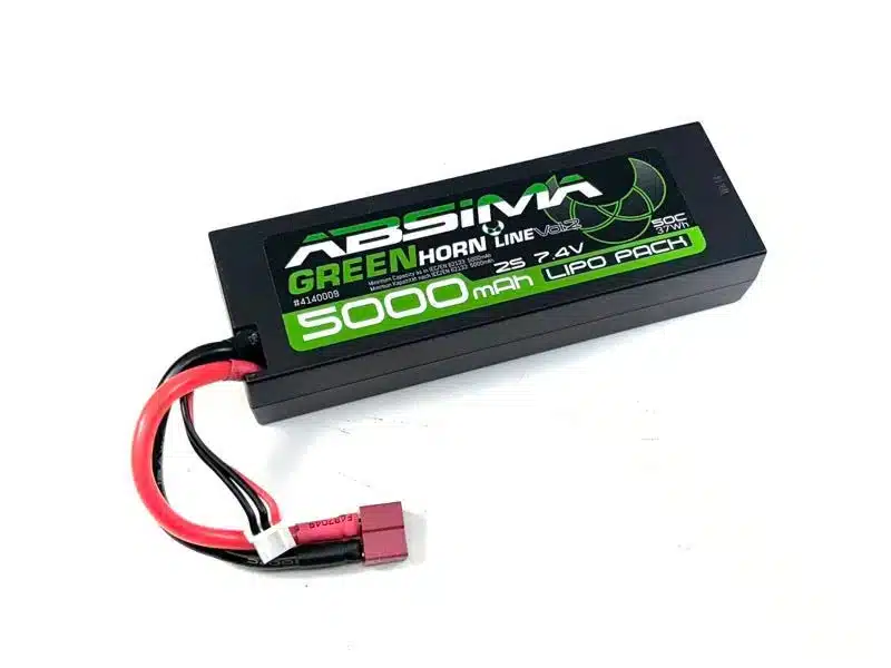 Batería Absima Greenhorn LiPo 2S 7.4V 5000mAh 50C para coche RC